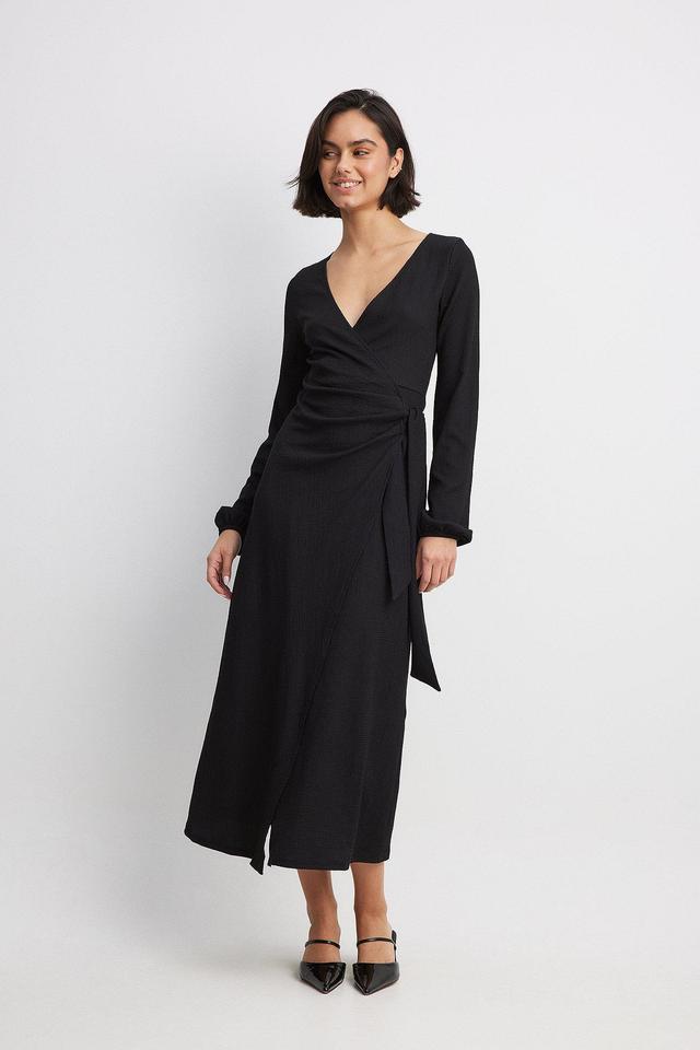 Structure Wrap Midi Dress Product Image