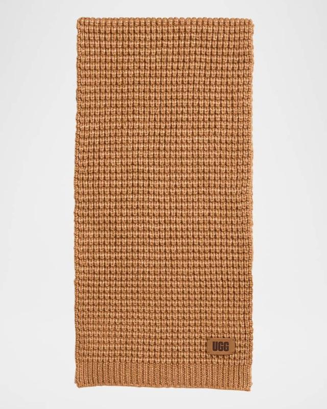 Men's Waffle Knit Scarf Product Image