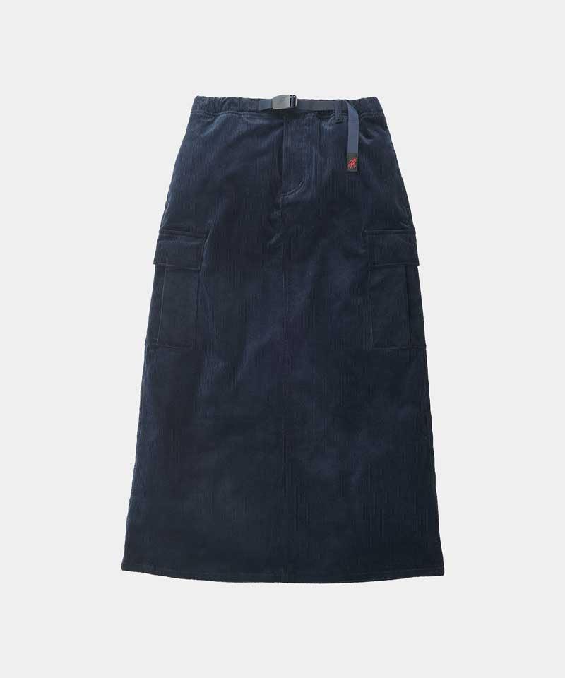 Corduroy Long Cargo Skirt Female Product Image