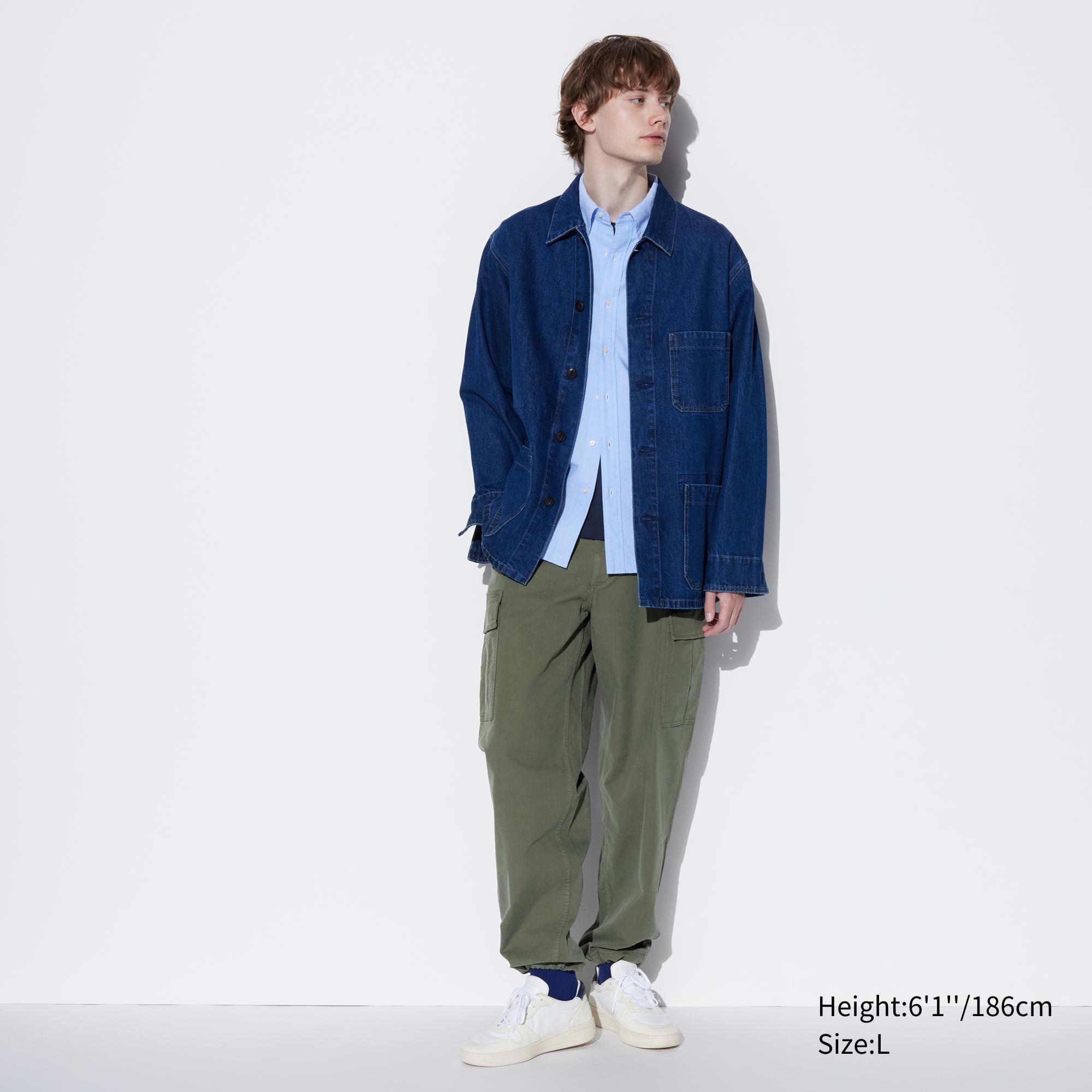 Mens Cargo Pants Olive XS UNIQLO US Product Image