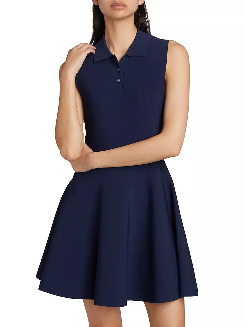 Sleeveless Polo Minidress Product Image