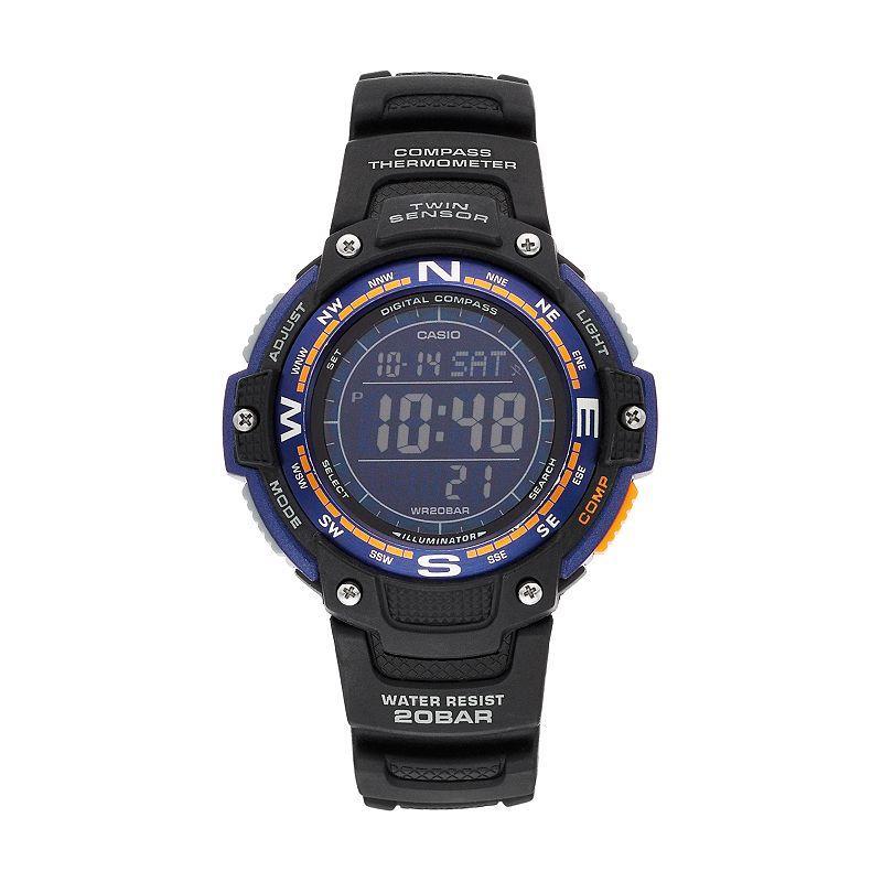 Casio Mens Twin Sensor Digital Watch, Black Product Image