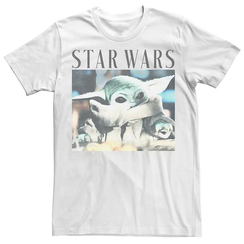 Mens Star Wars The Mandalorioan Sunlight Grogu Poster Tee Product Image