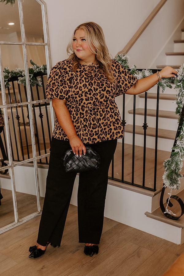 Leopard Love Shift Top Curves Product Image