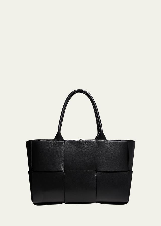 Womens Small Arco Intrecciato Leather Tote Bag Product Image