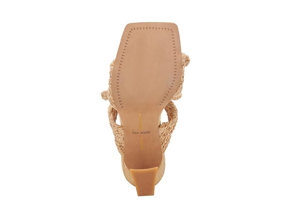 Dolce Vita Niyah-273 (Lt Natural Raffia) Women's Sandals Product Image