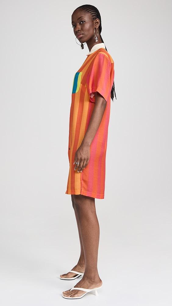 BruceGlen Stripe Shirt Dress | Shopbop Product Image