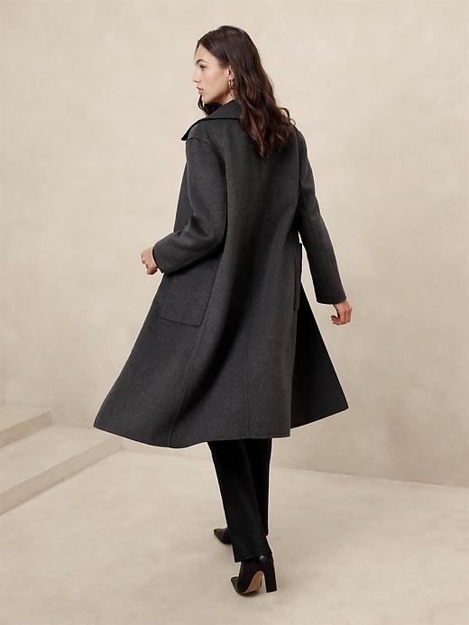 Reversible Double Face Wool-Blend Coat product image