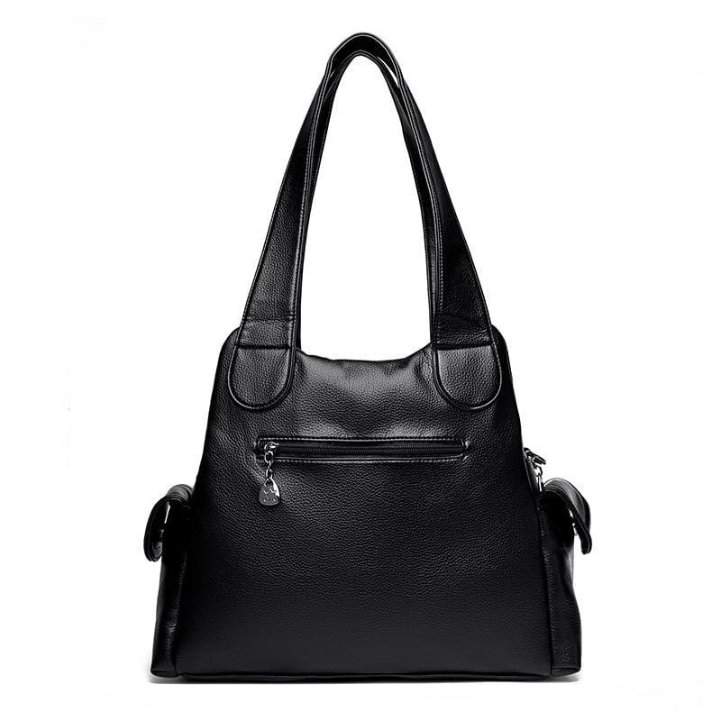 Faux Leather Tote Bag Product Image