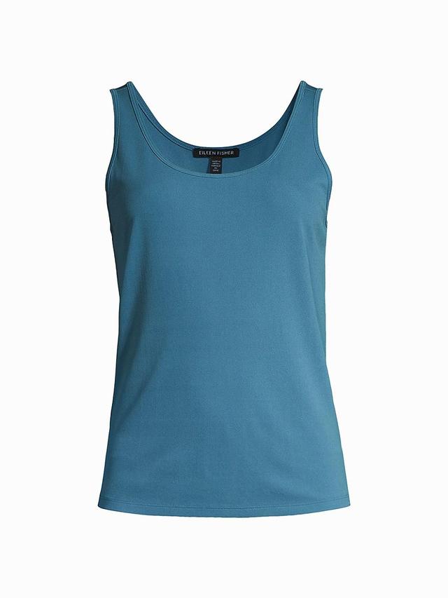 Womens Silk Scoopneck Tank Product Image