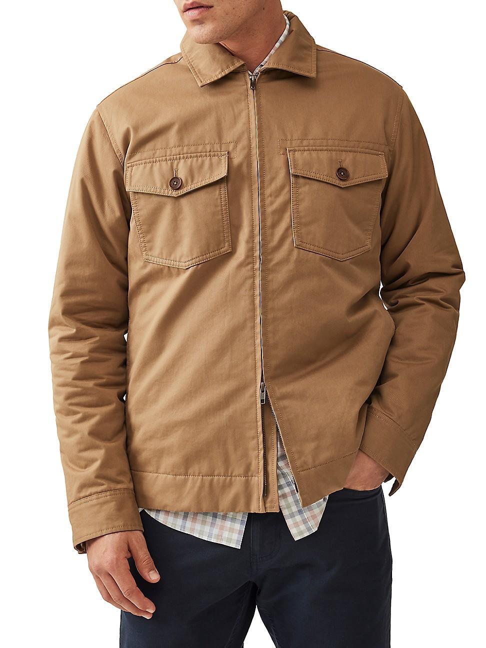 Mens Fordell Cotton Trucker Jacket Product Image