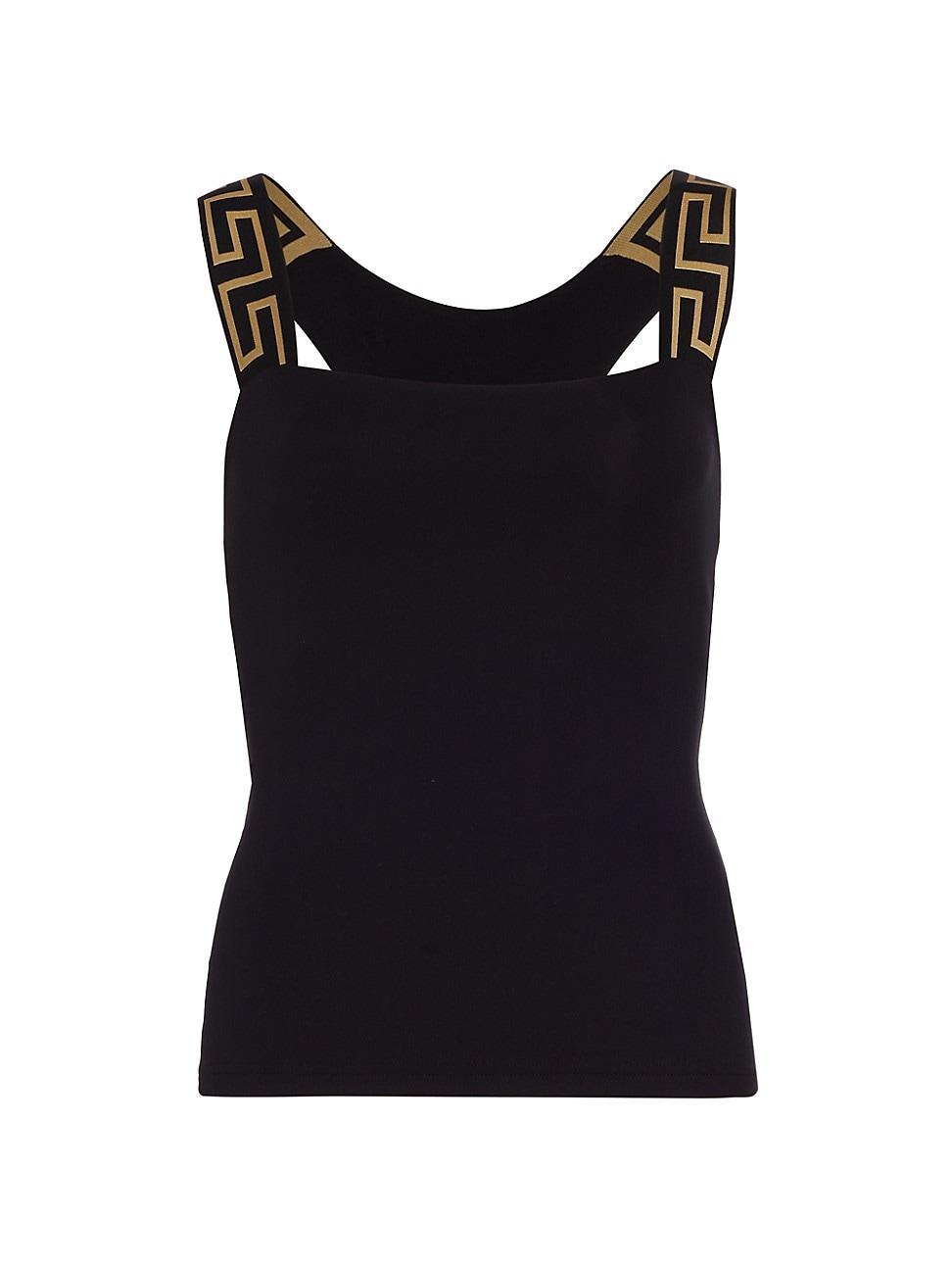 Womens Greca Signature Tank Top Product Image