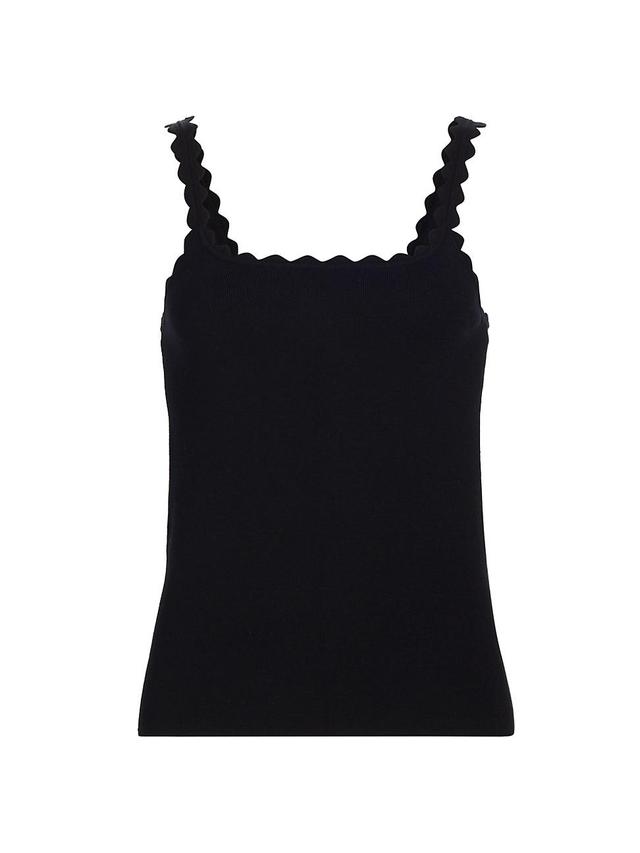 Womens Betty Scallop-Trim Knit Tank Product Image