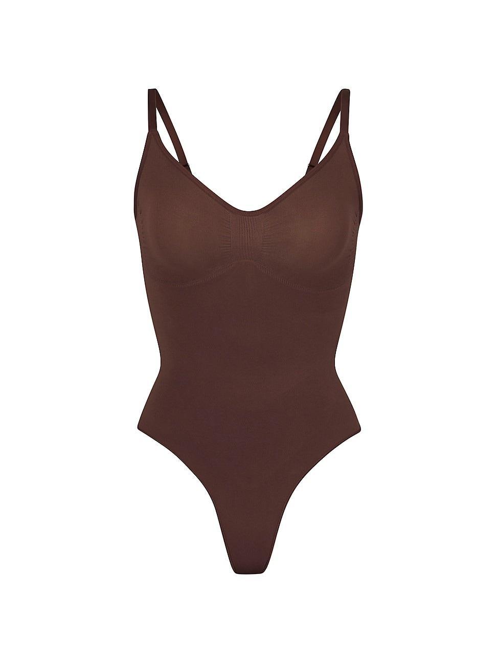 Womens Seamless Sculpt Thong Bodysuit Product Image