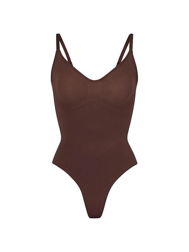 Womens Seamless Sculpt Thong Bodysuit Product Image