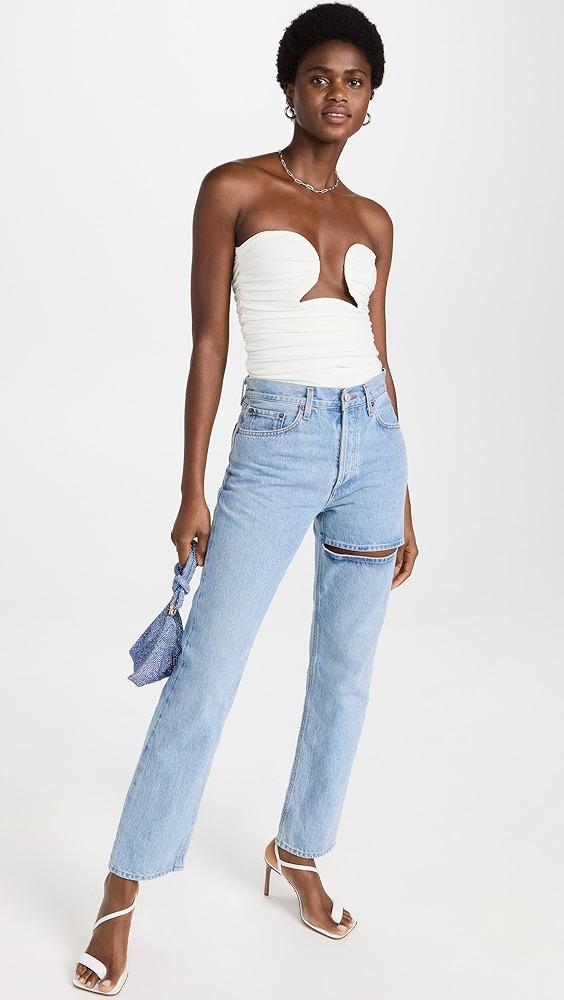 Pixie Market Dominique Wire Bustier Top | Shopbop Product Image