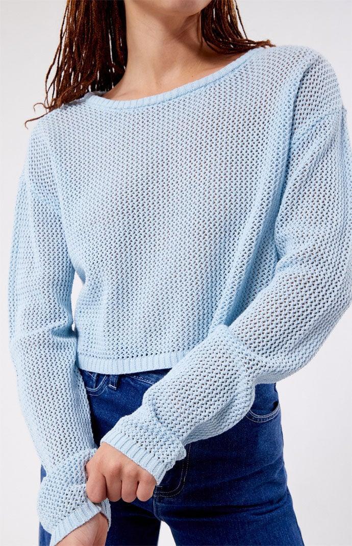 Women's Sea Breeze Cropped Sweater Product Image