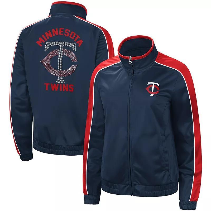 Womens G-III 4Her by Carl Banks Minnesota Twins Gamer Full-Zip Track Jacket Blue Product Image