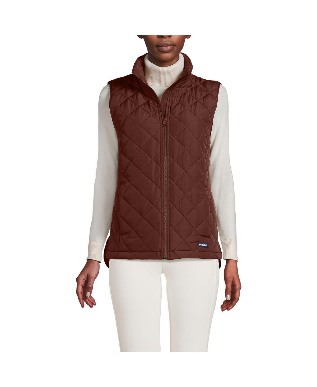 Womens Lands End Insulated Vest Soft Purple Product Image