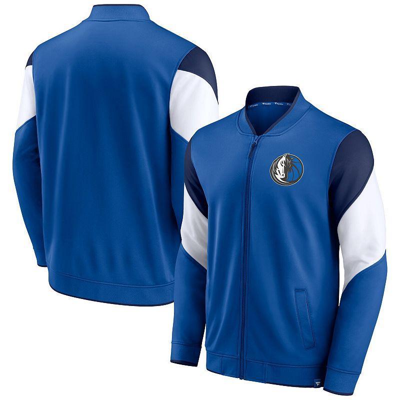 Mens Fanatics Branded /Navy Dallas Mavericks League Best Performance Full-Zip Jacket Product Image