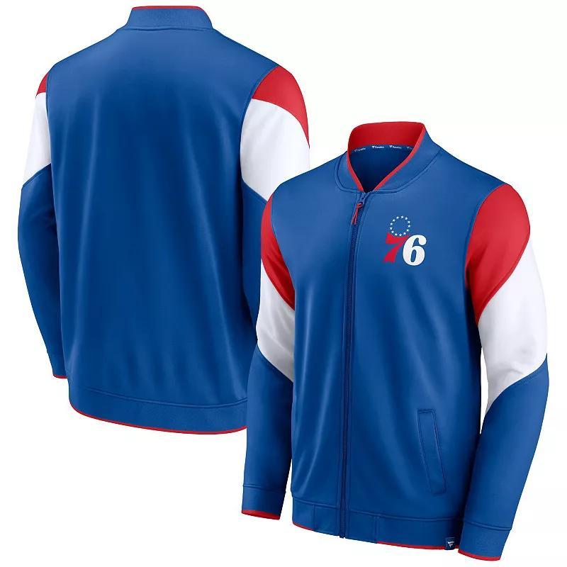 Mens Fanatics Branded Royal Philadelphia 76ers League Best Performance Full-Zip Jacket Product Image