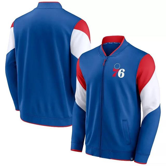 Mens Fanatics Branded Royal Philadelphia 76ers League Best Performance Full-Zip Jacket Product Image