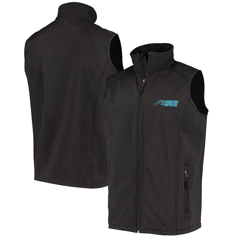 Mens Dunbrooke Carolina Panthers Circle Archer Softshell Full-Zip Vest Product Image