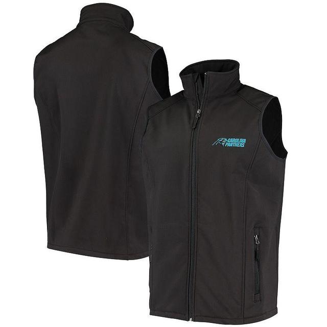 Mens Dunbrooke Black Carolina Panthers Circle Archer Softshell Full-Zip Vest Product Image