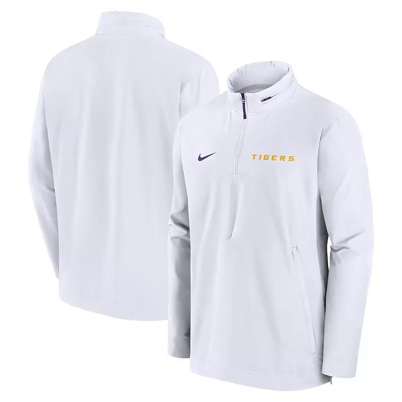 Mens Nike LSU Tigers Sideline Coaches Quarter-Zip Jacket Product Image