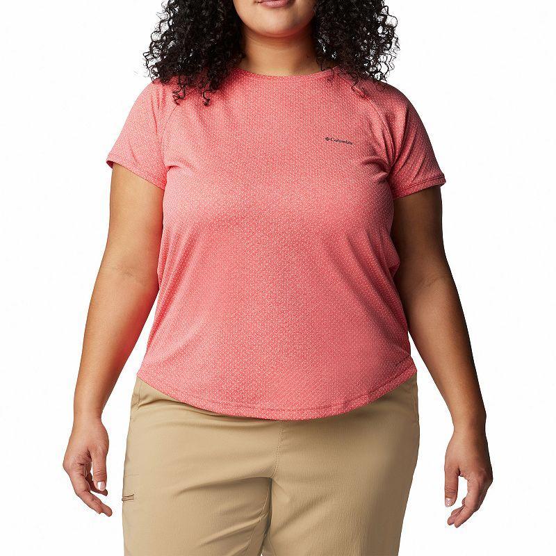 Plus Size Columbia Bogata Bay Short Sleeve Shirt, Womens Product Image