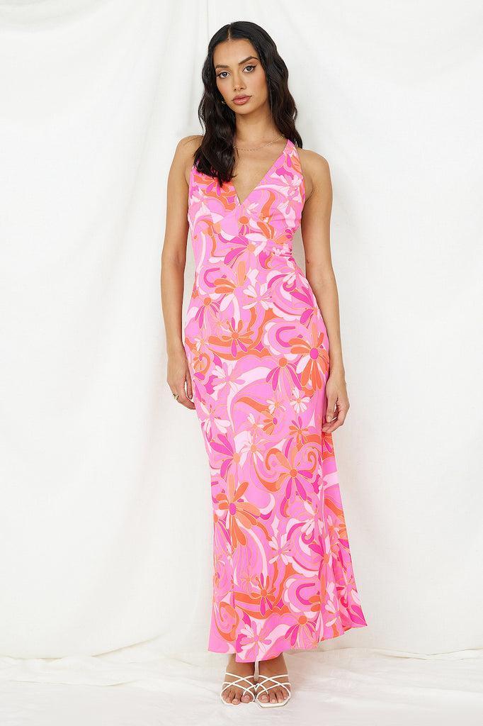 Pinky Promise Maxi Dress Pink Product Image