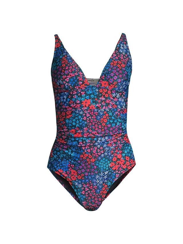 Womens Niki Plunge One-Piece Swimsuit Product Image