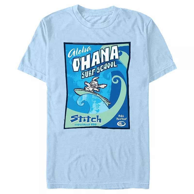 Disneys Lilo & Stitch Ohana Surf School Mens Graphic Tee Product Image