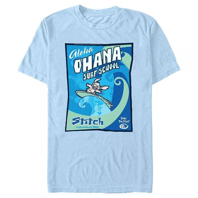 Disneys Lilo & Stitch Ohana Surf School Mens Graphic Tee Product Image