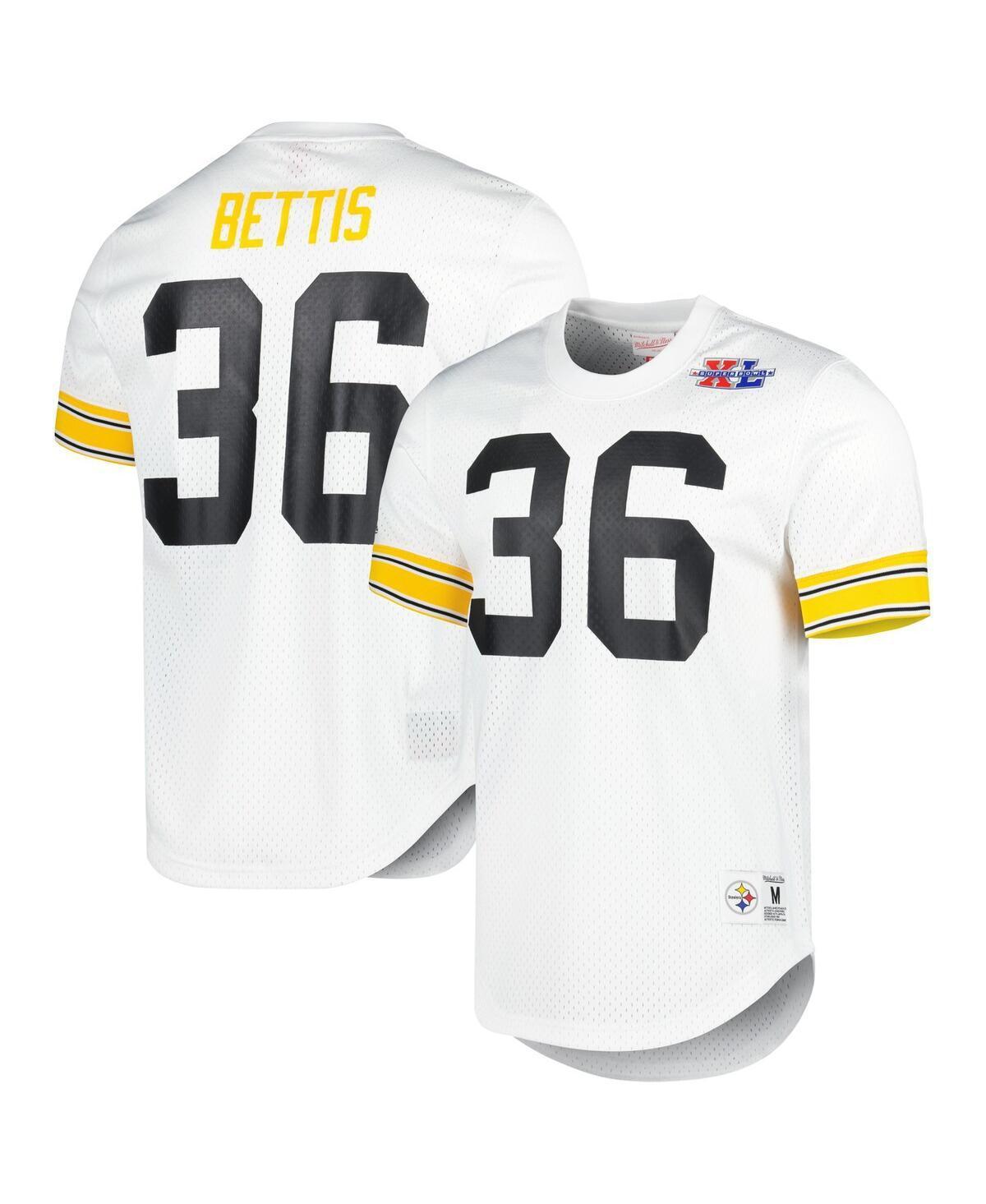 Mens Mitchell & Ness Jerome Bettis Pittsburgh Steelers Retired Player Name & Number Mesh Top Product Image