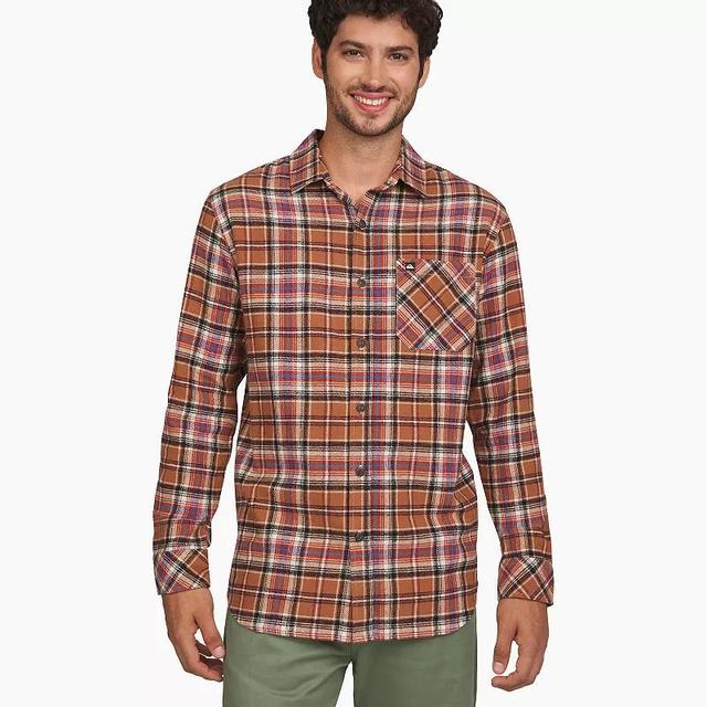 Mens Quiksilver Long Sleeve Flannel Shirt Product Image