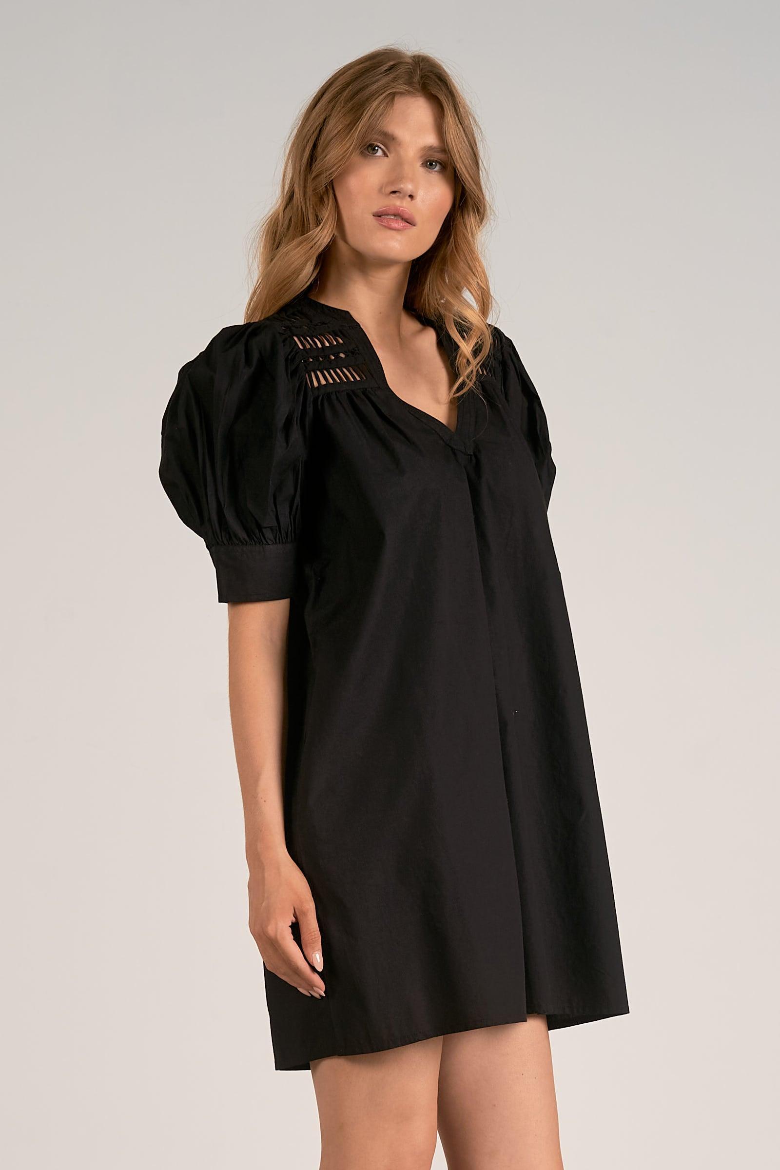 Puff Sleeve Mini Dress Product Image