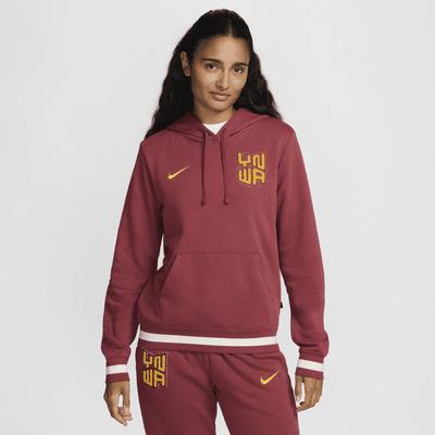 Liverpool FC Club Fleece Women's Nike Soccer Pullover Hoodie Product Image