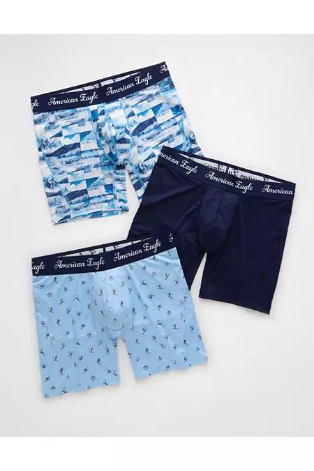 AEO Mens 6 Flex Boxer Brief 3-Pack Men's Product Image