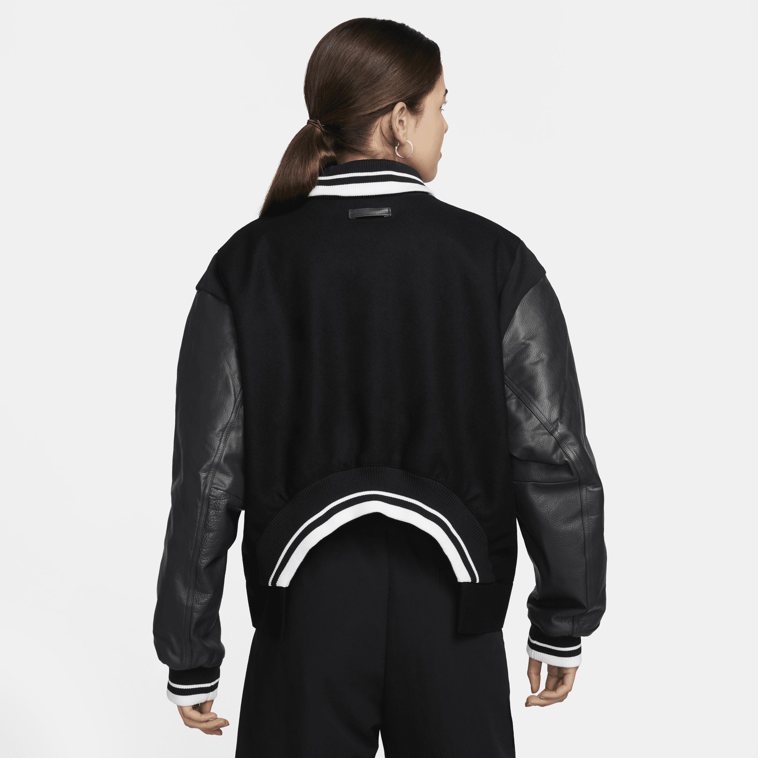 Womens Nike Sportswear Oversized Wool Destroyer Jacket Product Image