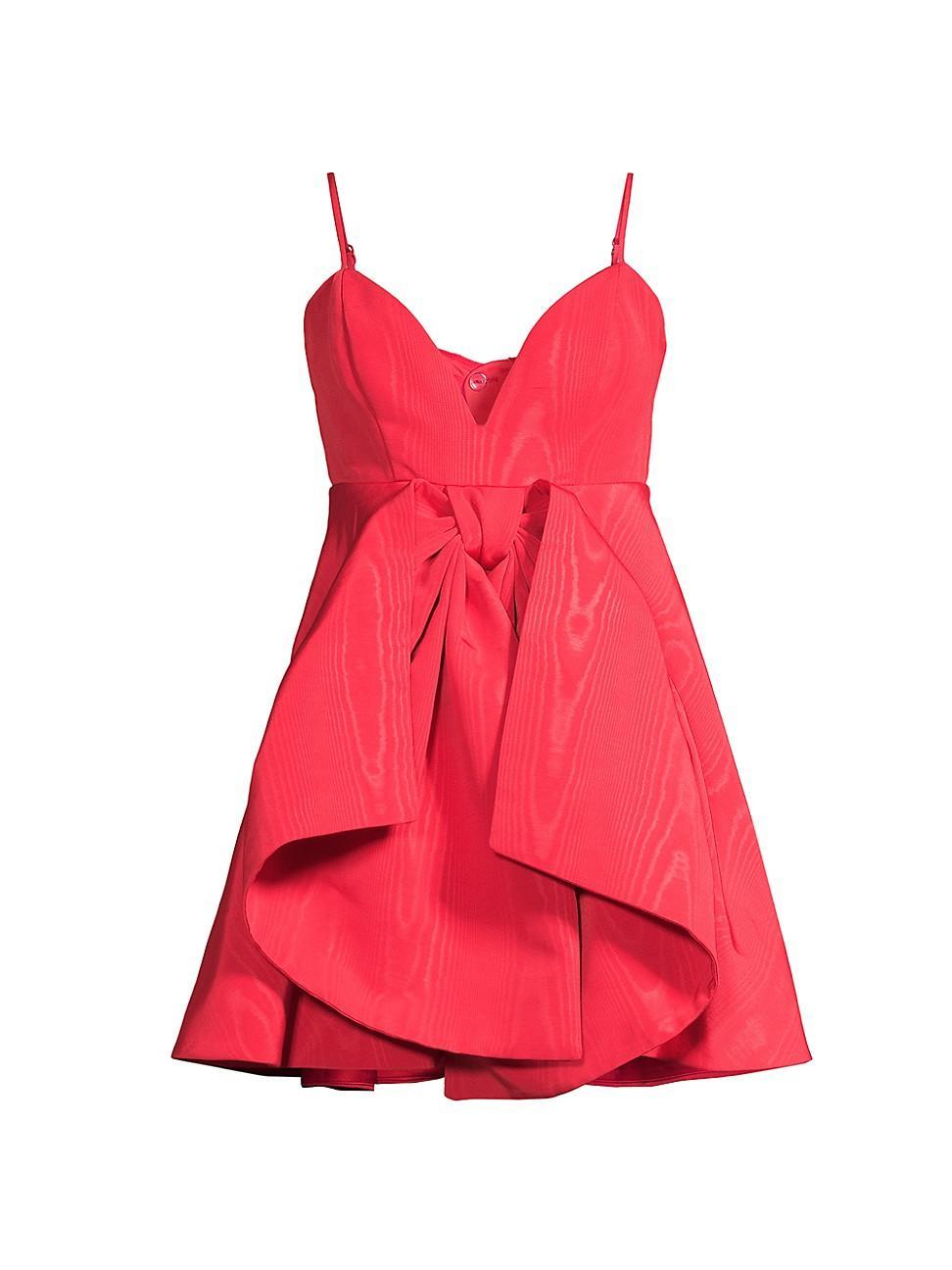 Womens Annabelle Statement Bow Minidress Product Image