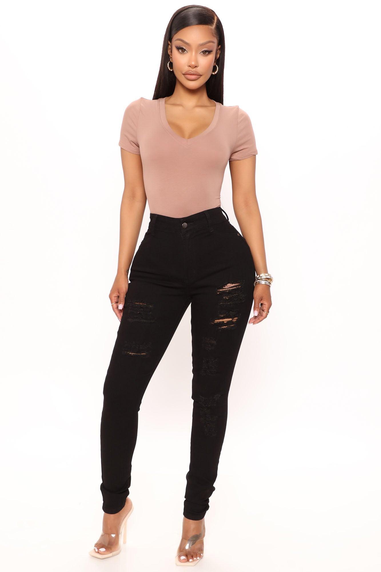 Lola Low Rise Skinny Jeans - Black Product Image