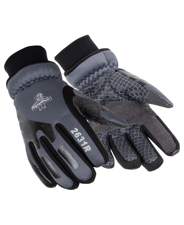 RefrigiWear Mens Insulated Lined Softshell Gloves with Silicone Grip Product Image