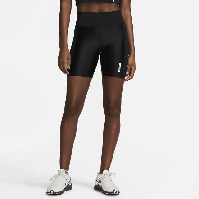 Womens Nike Pro Mid-Rise 7 Biker Shorts Product Image