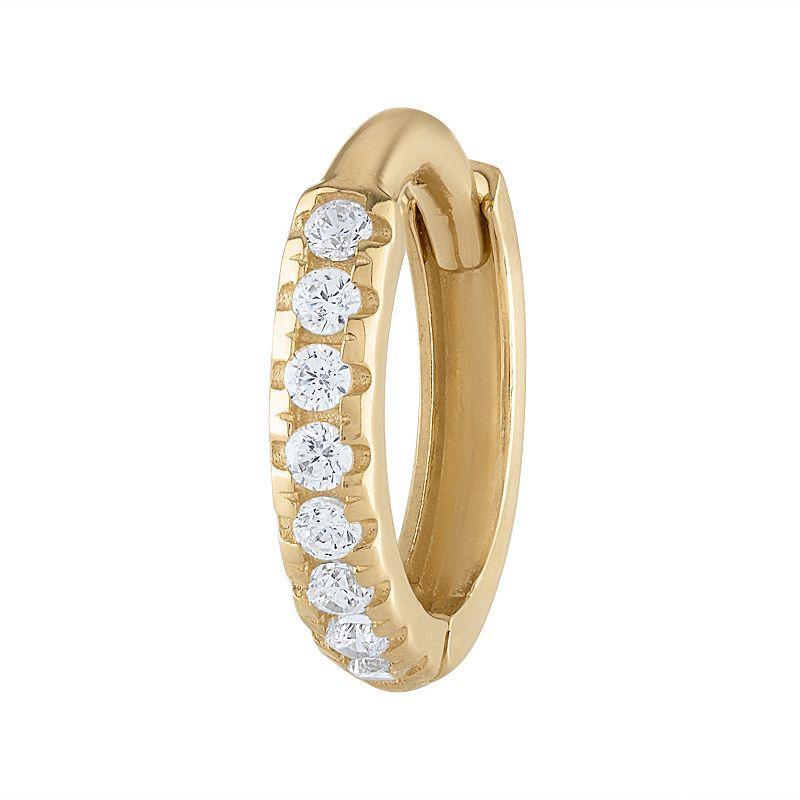 Amella Jewels 14k Gold Cubic Zirconia Belly Hoop, Womens Product Image