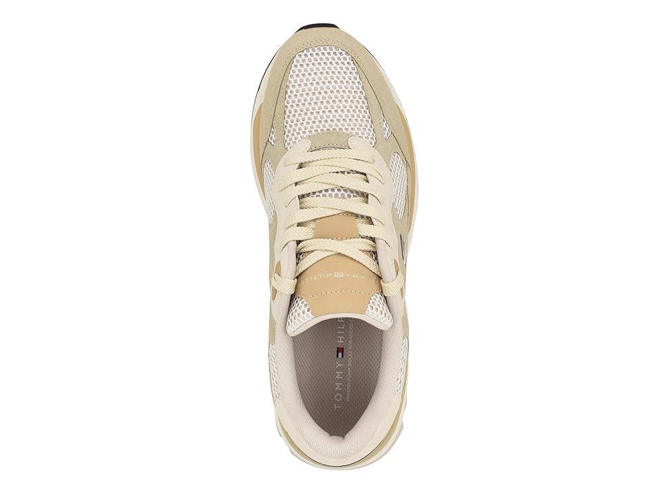 Tommy Hilfiger Mens Pharil Fashion Lace-Up Jogger Shoes - White Product Image