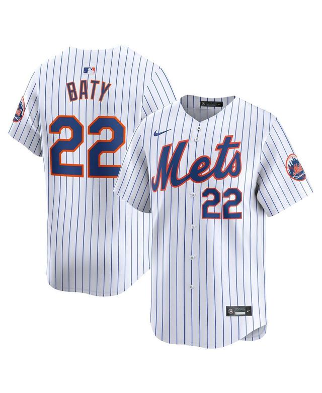 Mens Nike Brett Baty New York Mets Home Limited Player Jersey Product Image