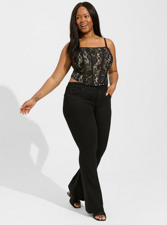 Lace Corset Crop Top Product Image