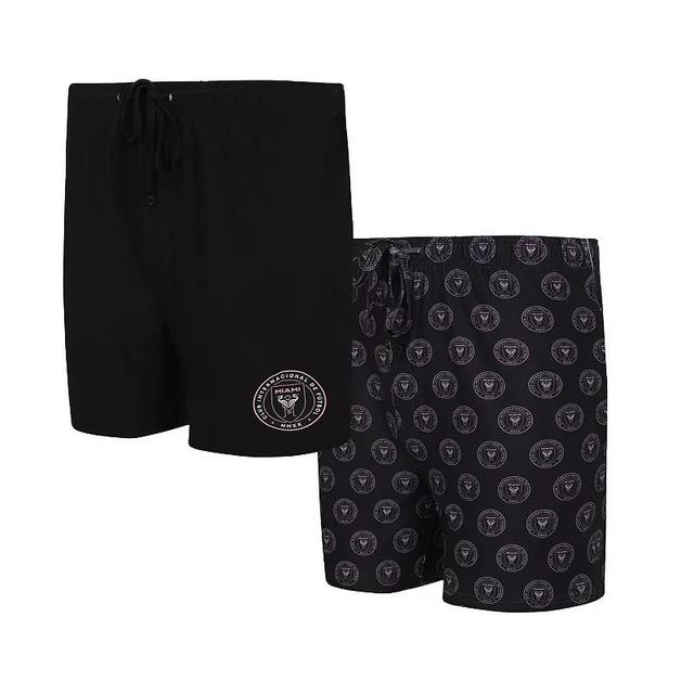 Mens Concepts Sport Black Inter Miami CF Gauge Two-Pack Shorts Set Product Image