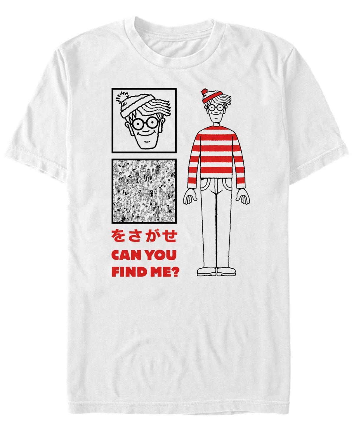 Fifth Sun Wheres Waldo Mens Kanji Can You Find Me Short Sleeve T-Shirt Product Image